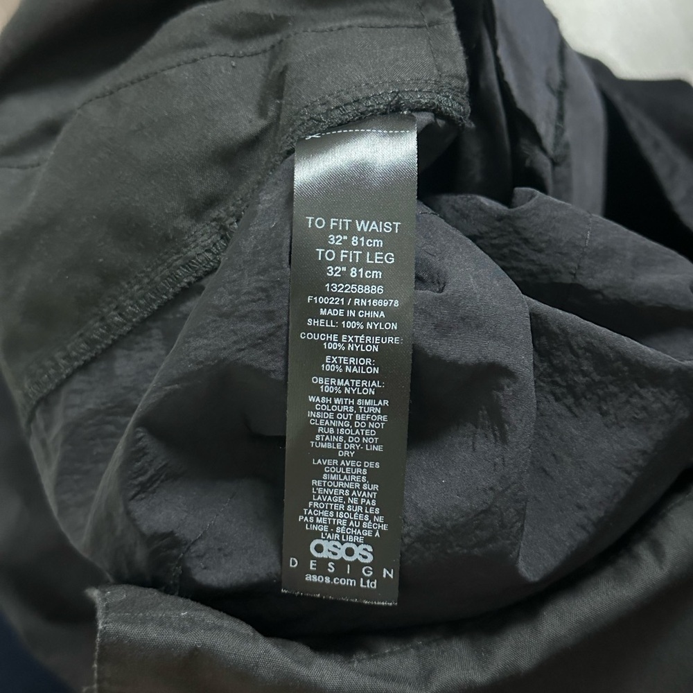ASOS Black Cargo Pants - Picture 7 of 8